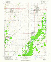 Breese Illinois Historical topographic map, 1:24000 scale, 7.5 X 7.5 Minute, Year 1962