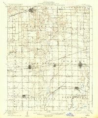 Breese Illinois Historical topographic map, 1:62500 scale, 15 X 15 Minute, Year 1907