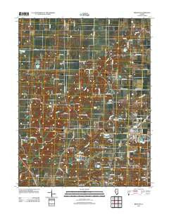 Brighton Illinois Historical topographic map, 1:24000 scale, 7.5 X 7.5 Minute, Year 2012