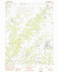 Brighton Illinois Historical topographic map, 1:24000 scale, 7.5 X 7.5 Minute, Year 1983