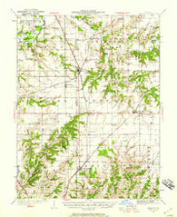 Brighton Illinois Historical topographic map, 1:62500 scale, 15 X 15 Minute, Year 1925
