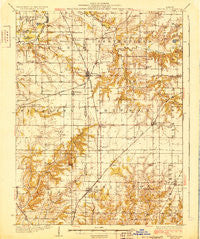 Brighton Illinois Historical topographic map, 1:62500 scale, 15 X 15 Minute, Year 1928