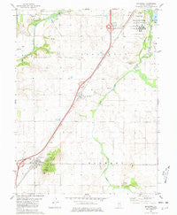 Broadwell Illinois Historical topographic map, 1:24000 scale, 7.5 X 7.5 Minute, Year 1980