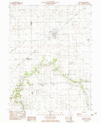 Brocton Illinois Historical topographic map, 1:24000 scale, 7.5 X 7.5 Minute, Year 1982