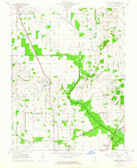 Broughton Illinois Historical topographic map, 1:24000 scale, 7.5 X 7.5 Minute, Year 1963