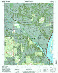 Brownfield Illinois Historical topographic map, 1:24000 scale, 7.5 X 7.5 Minute, Year 1996