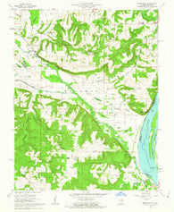 Brownfield Illinois Historical topographic map, 1:24000 scale, 7.5 X 7.5 Minute, Year 1962