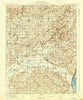 Brownfield Illinois Historical topographic map, 1:62500 scale, 15 X 15 Minute, Year 1917