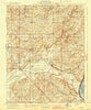 Brownfield Illinois Historical topographic map, 1:62500 scale, 15 X 15 Minute, Year 1917