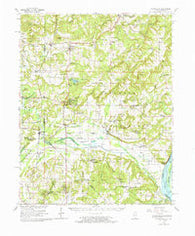 Brownfield Illinois Historical topographic map, 1:62500 scale, 15 X 15 Minute, Year 1962