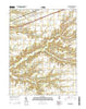 Brownstown Illinois Current topographic map, 1:24000 scale, 7.5 X 7.5 Minute, Year 2015
