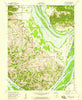 Brussels Illinois Historical topographic map, 1:24000 scale, 7.5 X 7.5 Minute, Year 1954