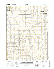 Buckingham Illinois Current topographic map, 1:24000 scale, 7.5 X 7.5 Minute, Year 2015