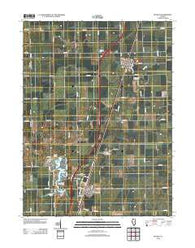 Buckley Illinois Historical topographic map, 1:24000 scale, 7.5 X 7.5 Minute, Year 2012