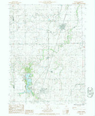 Buckley Illinois Historical topographic map, 1:24000 scale, 7.5 X 7.5 Minute, Year 1986