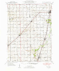 Buckley Illinois Historical topographic map, 1:62500 scale, 15 X 15 Minute, Year 1948