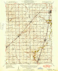 Buckley Illinois Historical topographic map, 1:62500 scale, 15 X 15 Minute, Year 1949