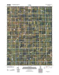 Buckley NW Illinois Historical topographic map, 1:24000 scale, 7.5 X 7.5 Minute, Year 2012