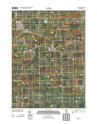 Buda Illinois Historical topographic map, 1:24000 scale, 7.5 X 7.5 Minute, Year 2012