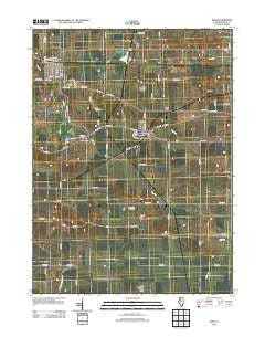 Buda Illinois Historical topographic map, 1:24000 scale, 7.5 X 7.5 Minute, Year 2012