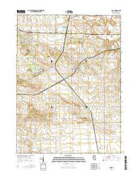 Buda Illinois Current topographic map, 1:24000 scale, 7.5 X 7.5 Minute, Year 2015