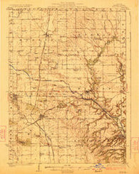 Buda Illinois Historical topographic map, 1:62500 scale, 15 X 15 Minute, Year 1923