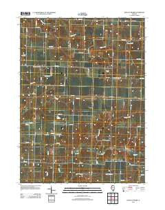 Buffalo Prairie Illinois Historical topographic map, 1:24000 scale, 7.5 X 7.5 Minute, Year 2012