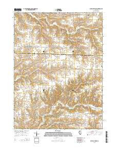 Buffalo Prairie Illinois Current topographic map, 1:24000 scale, 7.5 X 7.5 Minute, Year 2015