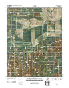Bungay Illinois Historical topographic map, 1:24000 scale, 7.5 X 7.5 Minute, Year 2012