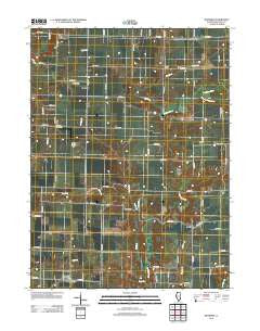Burnside Illinois Historical topographic map, 1:24000 scale, 7.5 X 7.5 Minute, Year 2012