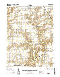 Burnside Illinois Current topographic map, 1:24000 scale, 7.5 X 7.5 Minute, Year 2015