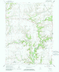 Burnside Illinois Historical topographic map, 1:24000 scale, 7.5 X 7.5 Minute, Year 1964