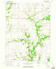 Burnside Illinois Historical topographic map, 1:24000 scale, 7.5 X 7.5 Minute, Year 1964