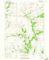 Burnside Illinois Historical topographic map, 1:24000 scale, 7.5 X 7.5 Minute, Year 1964