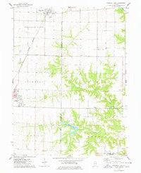 Bushnell East Illinois Historical topographic map, 1:24000 scale, 7.5 X 7.5 Minute, Year 1974