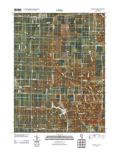 Bushnell East Illinois Historical topographic map, 1:24000 scale, 7.5 X 7.5 Minute, Year 2012