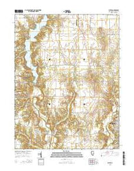 Butler Illinois Current topographic map, 1:24000 scale, 7.5 X 7.5 Minute, Year 2015