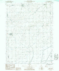 Cabery Illinois Historical topographic map, 1:24000 scale, 7.5 X 7.5 Minute, Year 1986