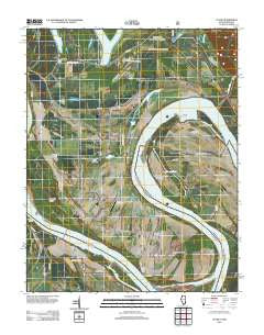 Cache Illinois Historical topographic map, 1:24000 scale, 7.5 X 7.5 Minute, Year 2012