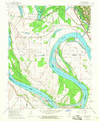Cache Illinois Historical topographic map, 1:24000 scale, 7.5 X 7.5 Minute, Year 1967
