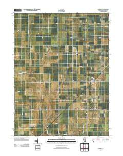 Cadwell Illinois Historical topographic map, 1:24000 scale, 7.5 X 7.5 Minute, Year 2012