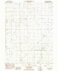 Cadwell Illinois Historical topographic map, 1:24000 scale, 7.5 X 7.5 Minute, Year 1983