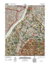 Cahokia Illinois Historical topographic map, 1:24000 scale, 7.5 X 7.5 Minute, Year 2012