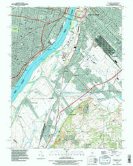 Cahokia Illinois Historical topographic map, 1:24000 scale, 7.5 X 7.5 Minute, Year 1993
