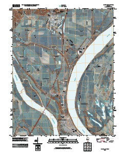 Cairo Illinois Historical topographic map, 1:24000 scale, 7.5 X 7.5 Minute, Year 2010