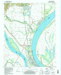 Cairo Illinois Historical topographic map, 1:24000 scale, 7.5 X 7.5 Minute, Year 1993