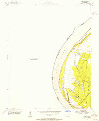 Cairo Illinois Historical topographic map, 1:24000 scale, 7.5 X 7.5 Minute, Year 1954