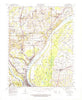 Cairo Illinois Historical topographic map, 1:62500 scale, 15 X 15 Minute, Year 1953