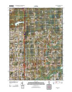Caledonia Illinois Historical topographic map, 1:24000 scale, 7.5 X 7.5 Minute, Year 2012