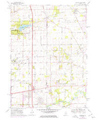 Caledonia Illinois Historical topographic map, 1:24000 scale, 7.5 X 7.5 Minute, Year 1970